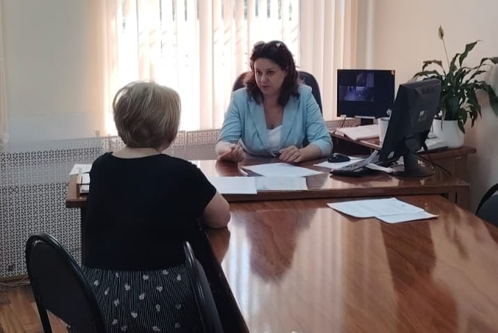 Глава Безымянского муниципального образования Галина Бодренко провела личный прием граждан.