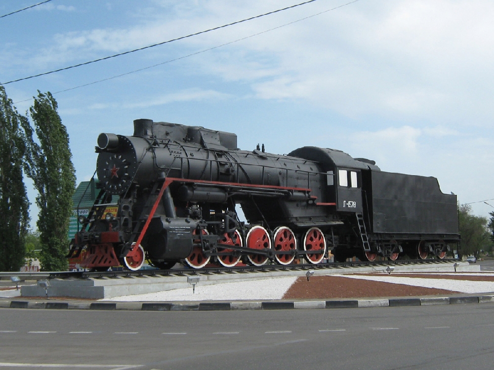 Памятник паровозу "Л-1578".